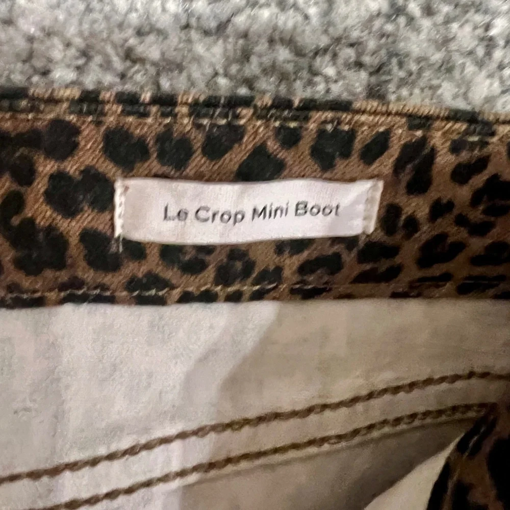 FRAME Le Crop Mini Boot Leopard Jeans Size 29 - Picture 5 of 7